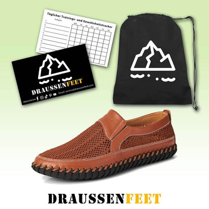 Männer Mesh-Gewebe bequeme rutschfeste weiche Sohle Outdoor-Freizeitschuhe