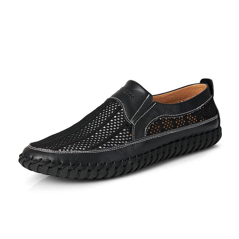 Männer Mesh-Gewebe bequeme rutschfeste weiche Sohle Outdoor-Freizeitschuhe