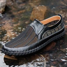 Lade das Bild in den Galerie-Viewer, Männer Mesh-Gewebe bequeme rutschfeste weiche Sohle Outdoor-Freizeitschuhe
