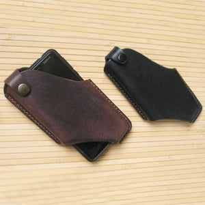 Herren PU Leder 4,7 Zoll ~ 6,5 Zoll Phone Bag Taillentasche Easy Carry EDC-Tasche für den Außenbereich