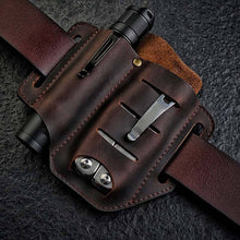 Lade das Bild in den Galerie-Viewer, Herren Echtleder Wing Leder Holster Gürteltasche Military Tactical Bag
