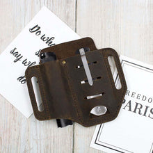 Lade das Bild in den Galerie-Viewer, Herren Echtleder Wing Leder Holster Gürteltasche Military Tactical Bag

