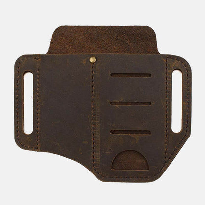 Herren Echtleder Wing Leder Holster Gürteltasche Military Tactical Bag