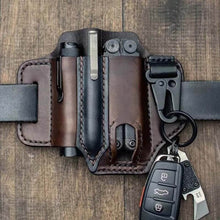 Lade das Bild in den Galerie-Viewer, EDC Belt Loop Waist Multitool-Hülle aus echtem Leder

