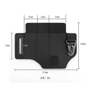 EDC Belt Loop Waist Multitool-Hülle aus echtem Leder