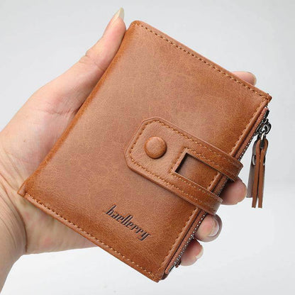 Herren Retro Multifunktions Short Multi-Card Wallet