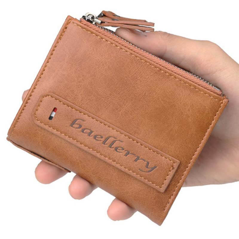 Herren Retro Multifunktions Short Multi-Card Wallet