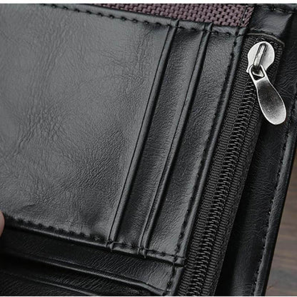 Herren Retro Multifunktions Short Multi-Card Wallet