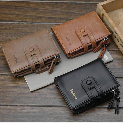 Herren Retro Multifunktions Short Multi-Card Wallet