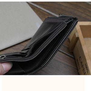 Herren Retro Multifunktions Short Multi-Card Wallet