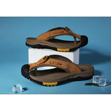 Lade das Bild in den Galerie-Viewer, draussenfeet ledersandalen hausschuhe 31404 gelb
