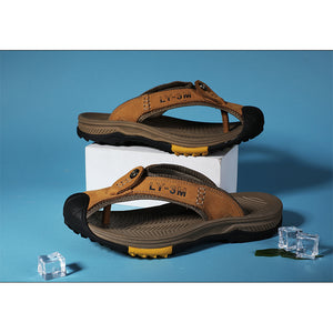 draussenfeet ledersandalen hausschuhe 31404 gelb