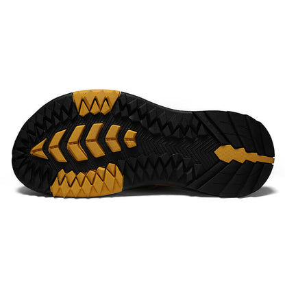 Lederschuhe Herren Sandalen Herren Flip Flops Herren Freizeitschuhe Klassische Massage Strand Hausschuhe Anti-Rutsch