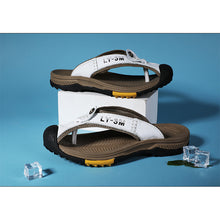 Lade das Bild in den Galerie-Viewer, draussenfeet ledersandalen hausschuhe 31404 weiss
