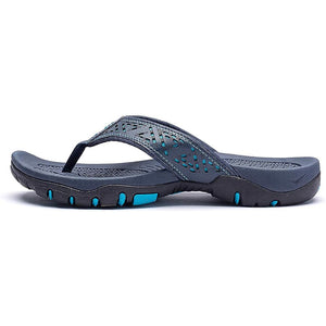 draussenfeet ledersandalen hausschuhe 31405 blau