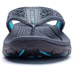 draussenfeet ledersandalen hausschuhe 31405 blau