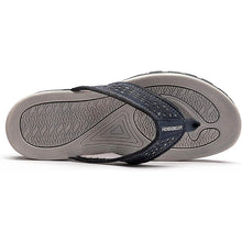 Lade das Bild in den Galerie-Viewer, draussenfeet ledersandalen hausschuhe 31405 blau1
