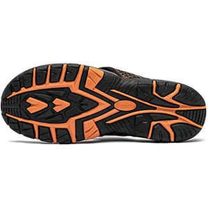 draussenfeet ledersandalen hausschuhe 31405 braun1