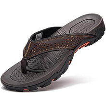 Lade das Bild in den Galerie-Viewer, Herren Sport Flip Flops Comfort Casual Thong Sandalen Outdoor
