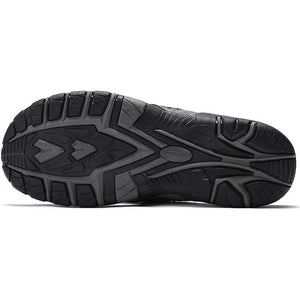 draussenfeet ledersandalen hausschuhe 31405 grau