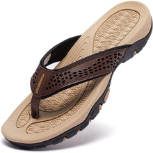 Lade das Bild in den Galerie-Viewer, draussenfeet ledersandalen hausschuhe 31405 h schwarz
