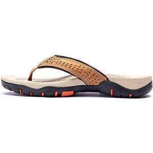 draussenfeet ledersandalen hausschuhe 31405 khaki