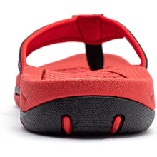 Lade das Bild in den Galerie-Viewer, draussenfeet ledersandalen hausschuhe 31405 rot
