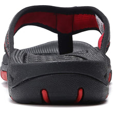 Lade das Bild in den Galerie-Viewer, draussenfeet ledersandalen hausschuhe 31405 schwarz
