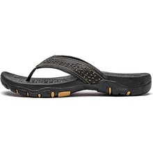 Lade das Bild in den Galerie-Viewer, draussenfeet ledersandalen hausschuhe 31405 schwarz1
