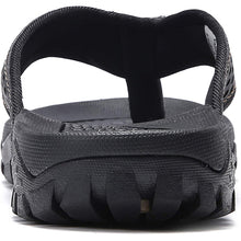Lade das Bild in den Galerie-Viewer, draussenfeet ledersandalen hausschuhe 31405 schwarz1
