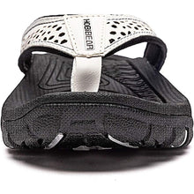 Lade das Bild in den Galerie-Viewer, draussenfeet ledersandalen hausschuhe 31405 weiss
