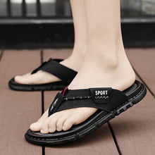 Lade das Bild in den Galerie-Viewer, draussenfeet ledersandalen hausschuhe 31567 schwarz
