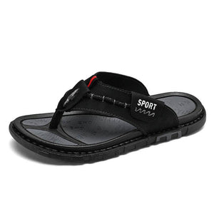 Herren Sommer Flip-Flops Modische Vielseitige Outdoor Strandschuhe Atmungsaktiv Schnelltrocknend Lässige Rutschfeste Hausschuhe