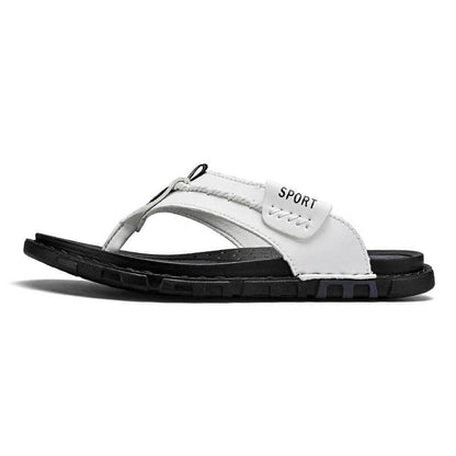 Herren Sommer Flip-Flops Modische Vielseitige Outdoor Strandschuhe Atmungsaktiv Schnelltrocknend Lässige Rutschfeste Hausschuhe