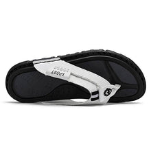 Lade das Bild in den Galerie-Viewer, Herren Sommer Flip-Flops Modische Vielseitige Outdoor Strandschuhe Atmungsaktiv Schnelltrocknend Lässige Rutschfeste Hausschuhe

