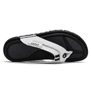 Herren Sommer Flip-Flops Modische Vielseitige Outdoor Strandschuhe Atmungsaktiv Schnelltrocknend Lässige Rutschfeste Hausschuhe