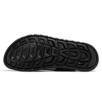 Herren Sommer Flip-Flops Modische Vielseitige Outdoor Strandschuhe Atmungsaktiv Schnelltrocknend Lässige Rutschfeste Hausschuhe