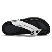 Lade das Bild in den Galerie-Viewer, draussenfeet ledersandalen hausschuhe 31567 weiss

