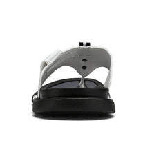 Lade das Bild in den Galerie-Viewer, draussenfeet ledersandalen hausschuhe 31567 weiss
