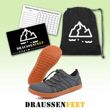 Lade das Bild in den Galerie-Viewer, draussenfeet minimalistische barfussschuhe 31530 dunkelgrau
