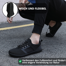 Lade das Bild in den Galerie-Viewer, draussenfeet minimalistische barfussschuhe 31531 schwarz
