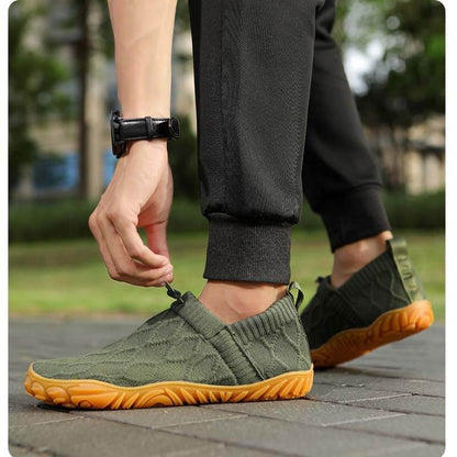 Atmungsaktive, Fliegende, Gewebte Sportschuhe Für Outdoor-Laufübungen, Schweißabsorbierende Barfußschuhe (Unisex)