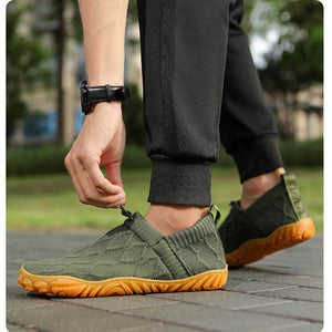 Atmungsaktive, Fliegende, Gewebte Sportschuhe Für Outdoor-Laufübungen, Schweißabsorbierende Barfußschuhe (Unisex)