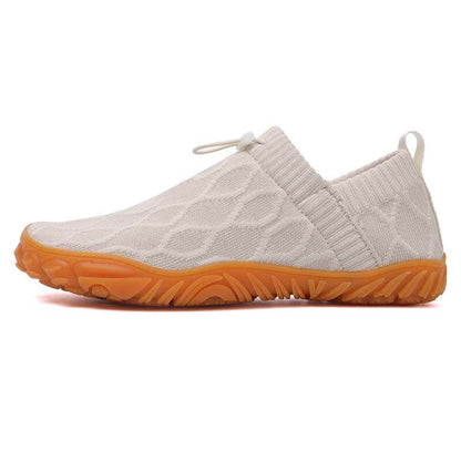 Atmungsaktive, Fliegende, Gewebte Sportschuhe Für Outdoor-Laufübungen, Schweißabsorbierende Barfußschuhe (Unisex)
