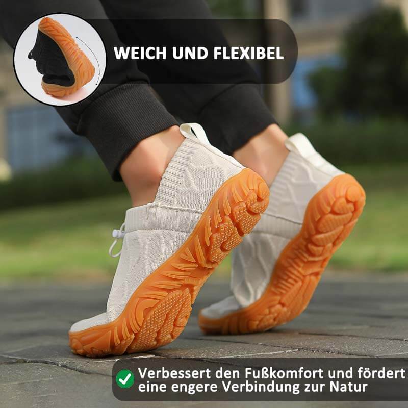 Atmungsaktive, Fliegende, Gewebte Sportschuhe Für Outdoor-Laufübungen, Schweißabsorbierende Barfußschuhe (Unisex)