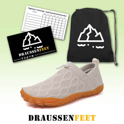 Atmungsaktive, Fliegende, Gewebte Sportschuhe Für Outdoor-Laufübungen, Schweißabsorbierende Barfußschuhe (Unisex)