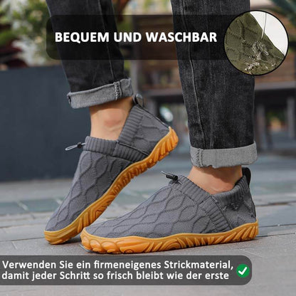Atmungsaktive, Fliegende, Gewebte Sportschuhe Für Outdoor-Laufübungen, Schweißabsorbierende Barfußschuhe (Unisex)