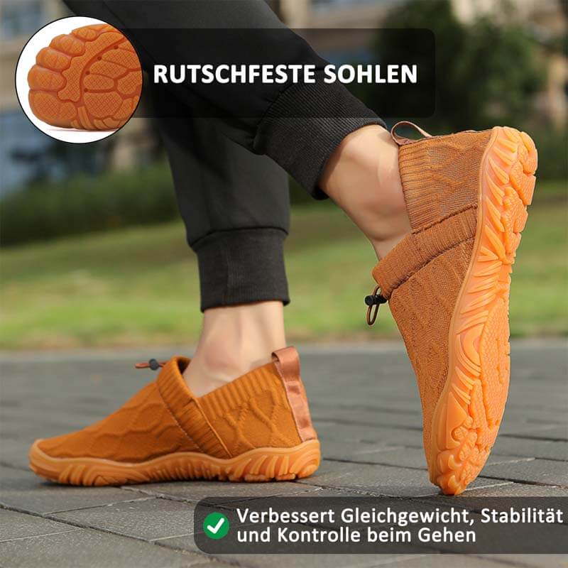 Atmungsaktive, Fliegende, Gewebte Sportschuhe Für Outdoor-Laufübungen, Schweißabsorbierende Barfußschuhe (Unisex)