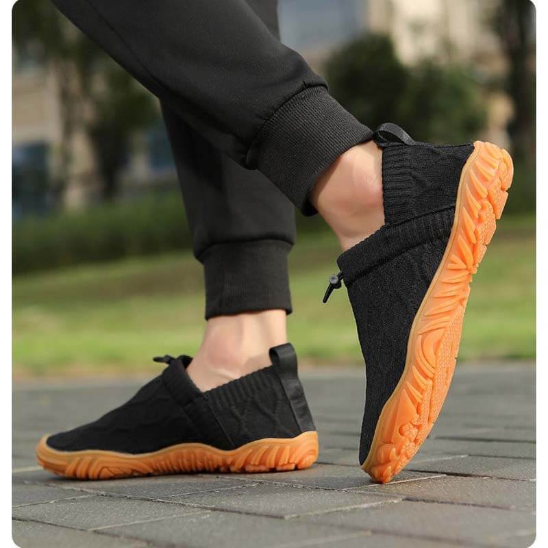 Atmungsaktive, Fliegende, Gewebte Sportschuhe Für Outdoor-Laufübungen, Schweißabsorbierende Barfußschuhe (Unisex)