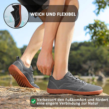 Lade das Bild in den Galerie-Viewer, Barfußschuhe Mit Breiter Spitze, Fliegende, Gewebte Freizeitschuhe Mit Weicher Sohle, Wanderschuhe (Unisex)
